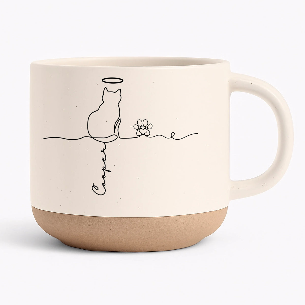 Pottery Mug - white