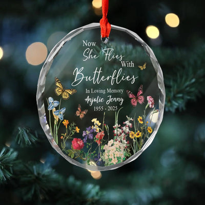 In Loving Memory Gift, Now She Flies With Butterflies mk 10