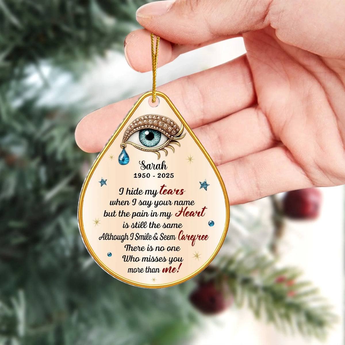 Although I Smile & Seem Carefree There Is No One Who Misses You More Than Me mk 8