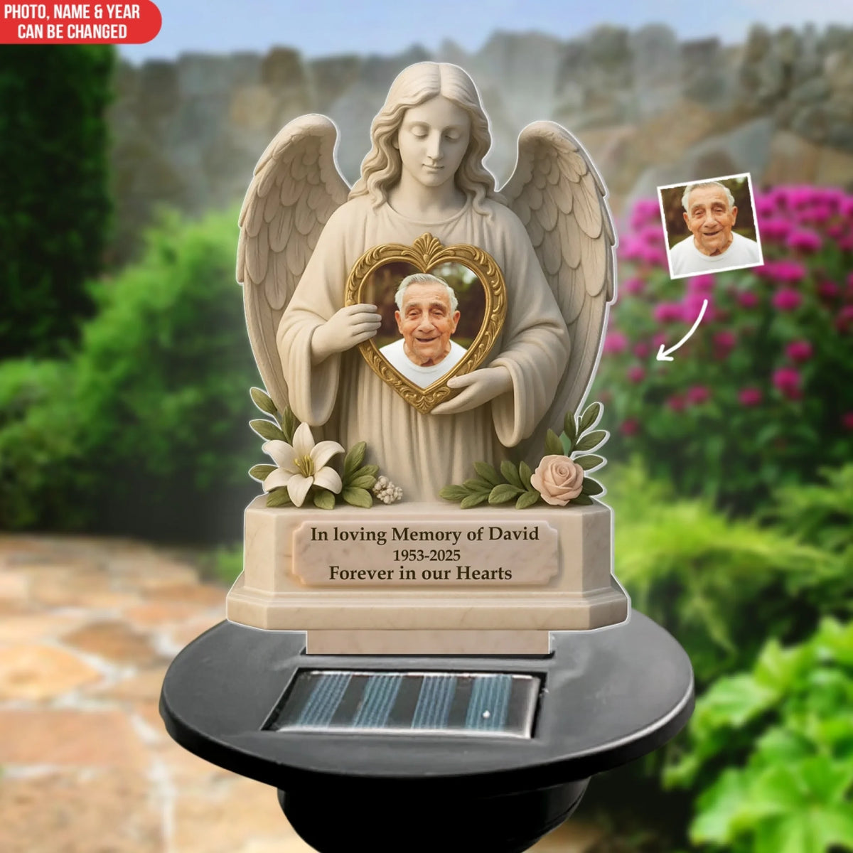 Your Light Will Always Shine In Our Hearts - Personalized Solar Light, Memorial Gift