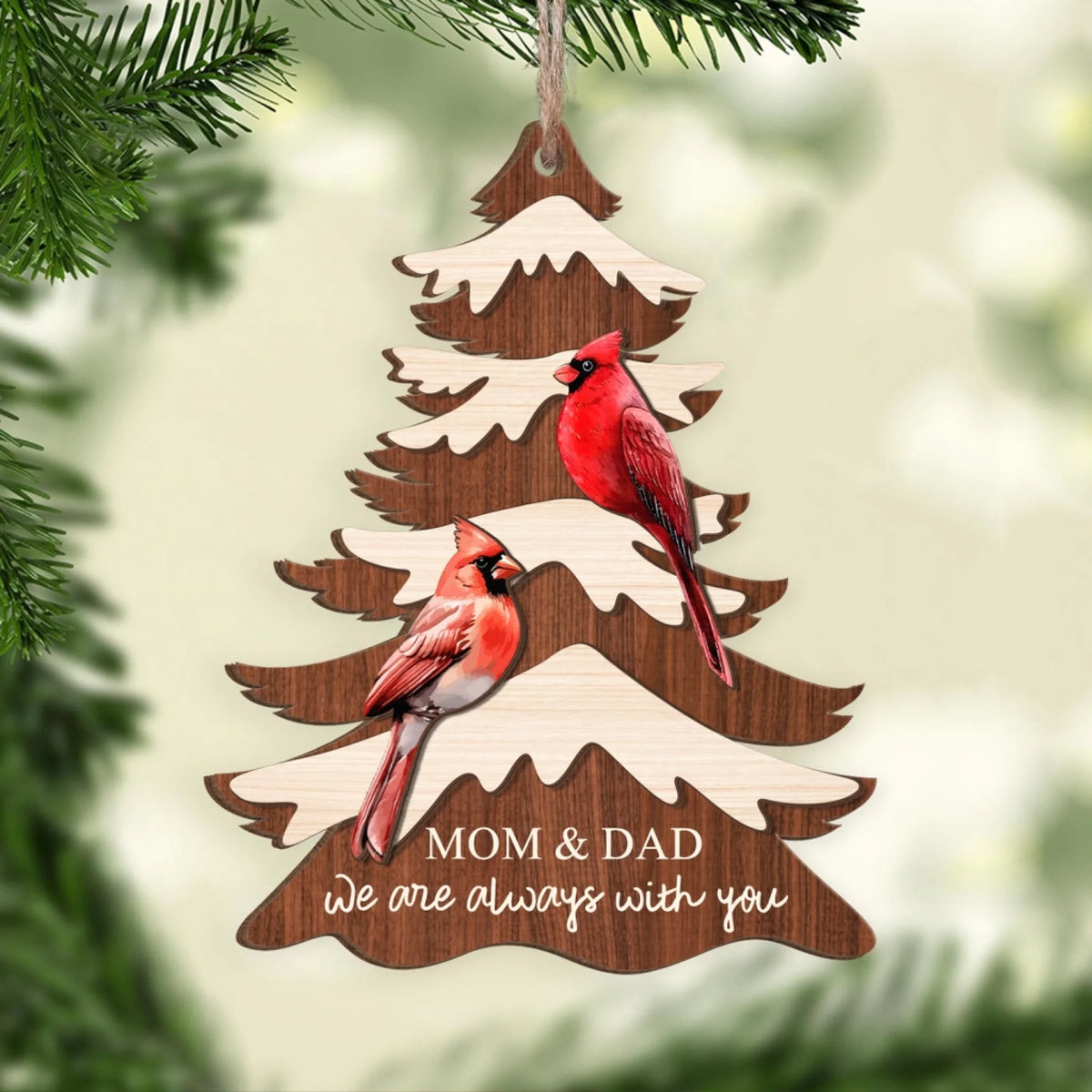 Christmas Tree With Cardinal mk 4