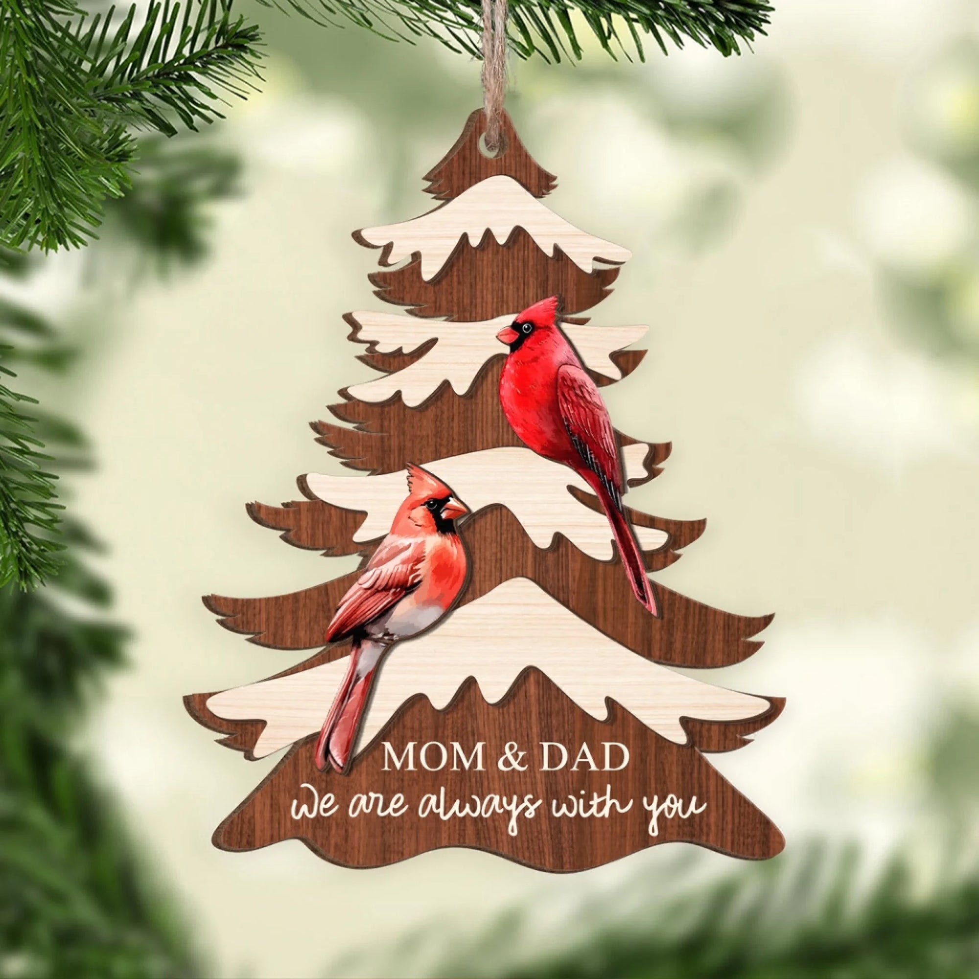 Christmas Tree With Cardinal mk 4