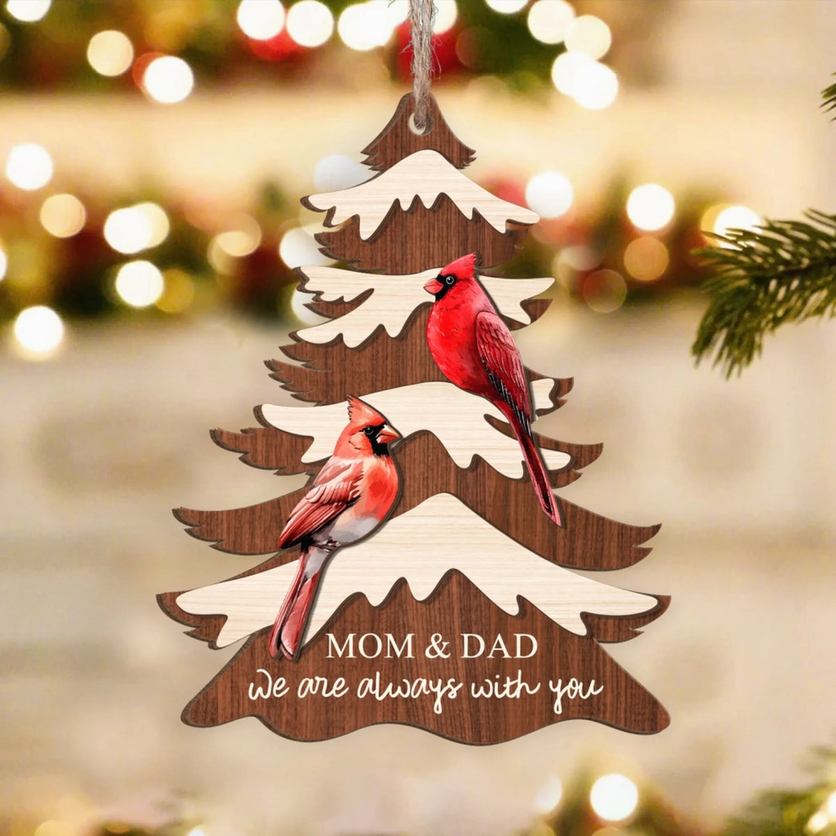 Christmas Tree With Cardinal mk 3