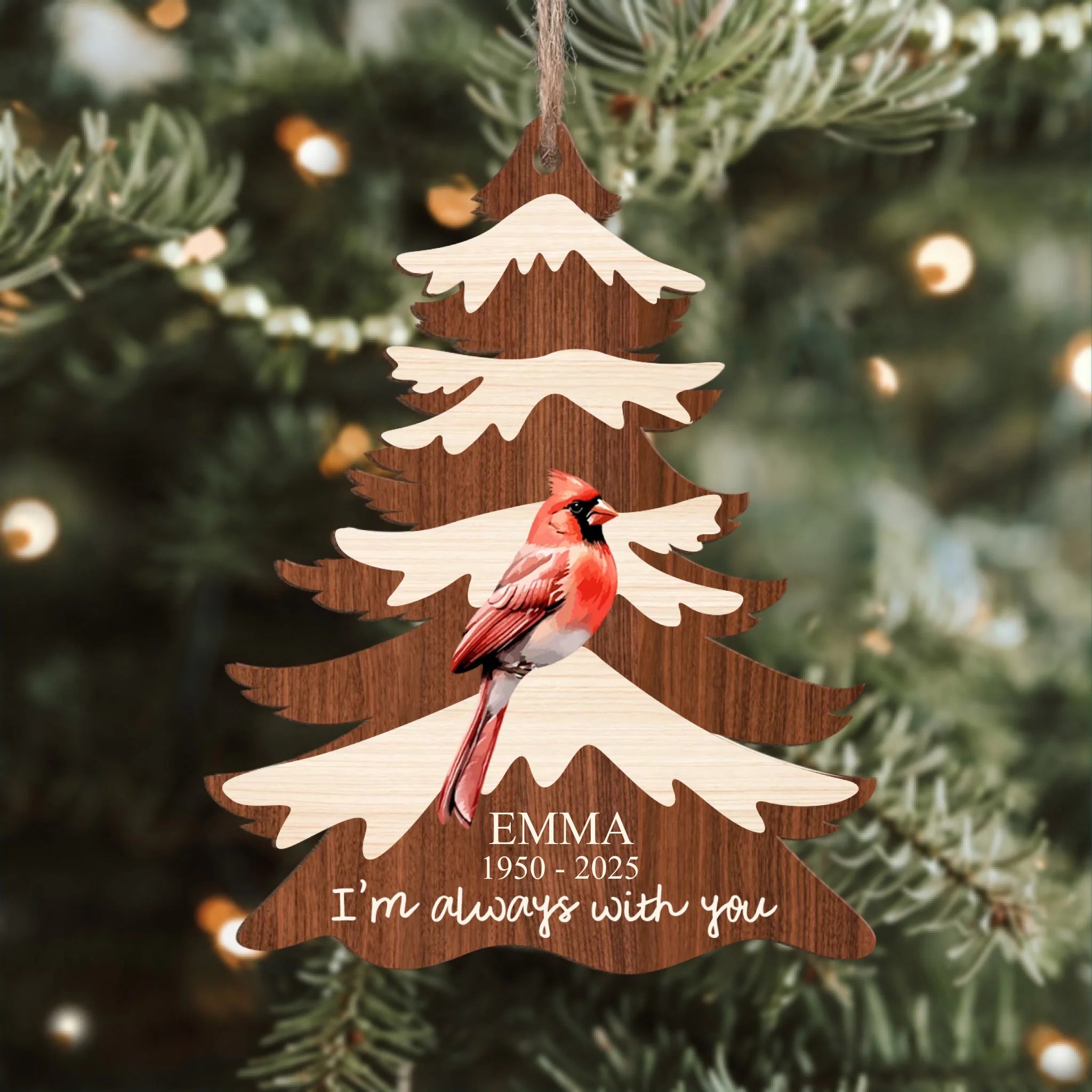 Christmas Tree With Cardinal mk 1