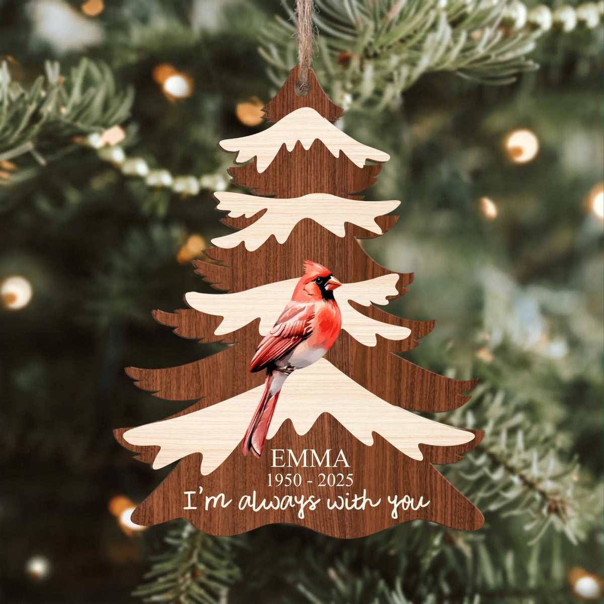 Christmas Tree With Cardinal mk 1