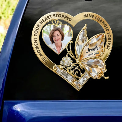 Those We Love Never Leave Us - Personalized Decal, Memorial Gift For Loss Of Loved One