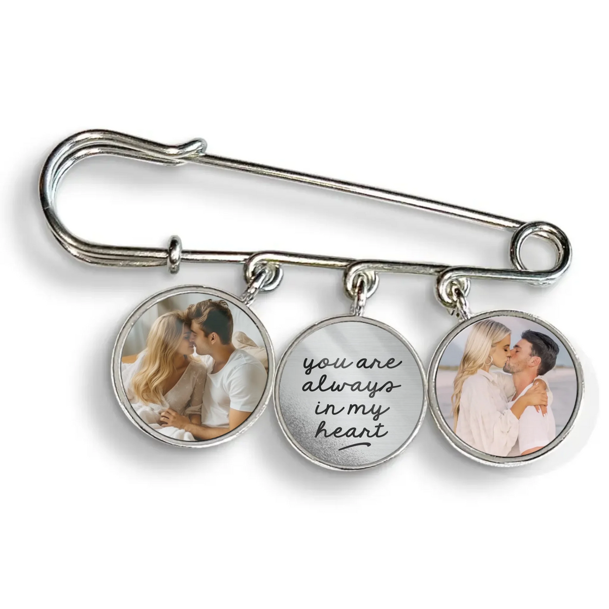 In Loving Memory You Are Always In My Heart - Personalized Lapel Pin, Memorial Gift For Loss Of Loved One