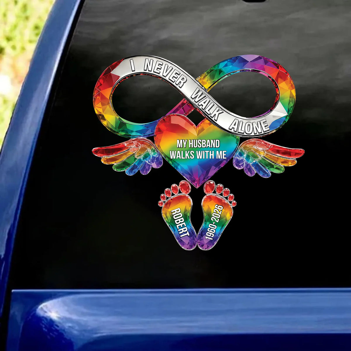Your Love Still Rides Beside Me Every Day - Personalized Decal, Memorial Gift For Loss Of Loved One