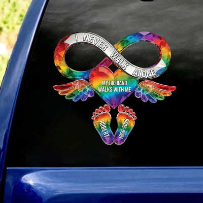 Your Love Still Rides Beside Me Every Day - Personalized Decal, Memorial Gift For Loss Of Loved One