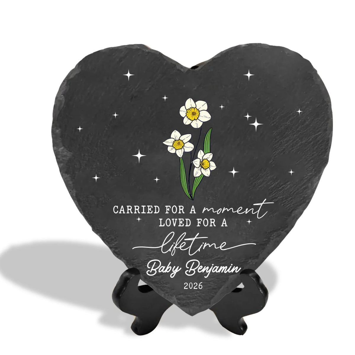 Carried For A Moment Loved For A Lifetime- Personalized Memorial Stone, Memorial Gift