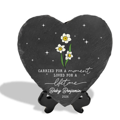 Carried For A Moment Loved For A Lifetime- Personalized Memorial Stone, Memorial Gift