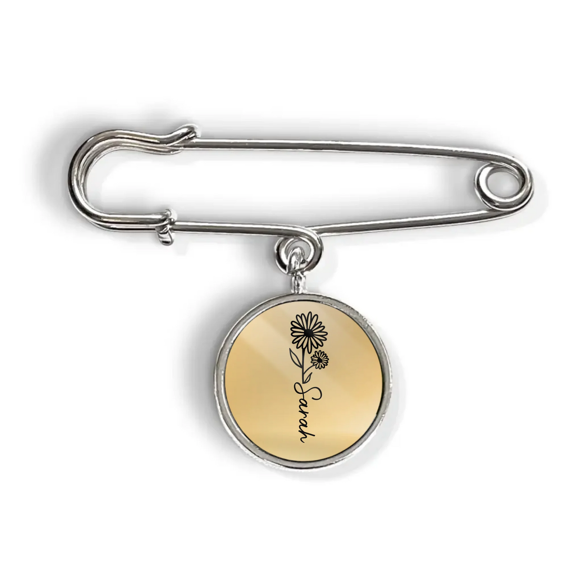 We Are Here Walking Beside You - Personalized Lapel Pin, Wedding Memorial Charm, Wedding Loved Ones Passed