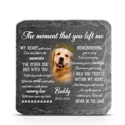 As My Life Goes On Without You But Will Never Be The Same - Personalized Stone, Memorial Gift - MS93