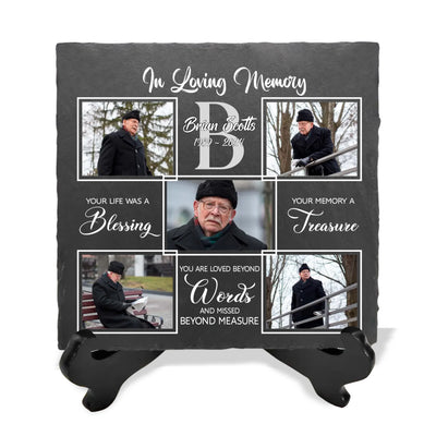 Your Life Was A Blessing Your Memory A Treasure - Personalized Memorial Stone - MS98