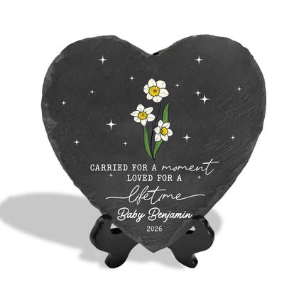 Carried For A Moment Loved For A Lifetime- Personalized Memorial Stone, Memorial Gift