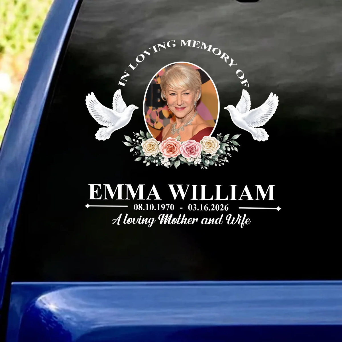Because the Ones We Love Never Truly Leave Our Side- Personalized Decal, Creative Sympathy Gift For Family