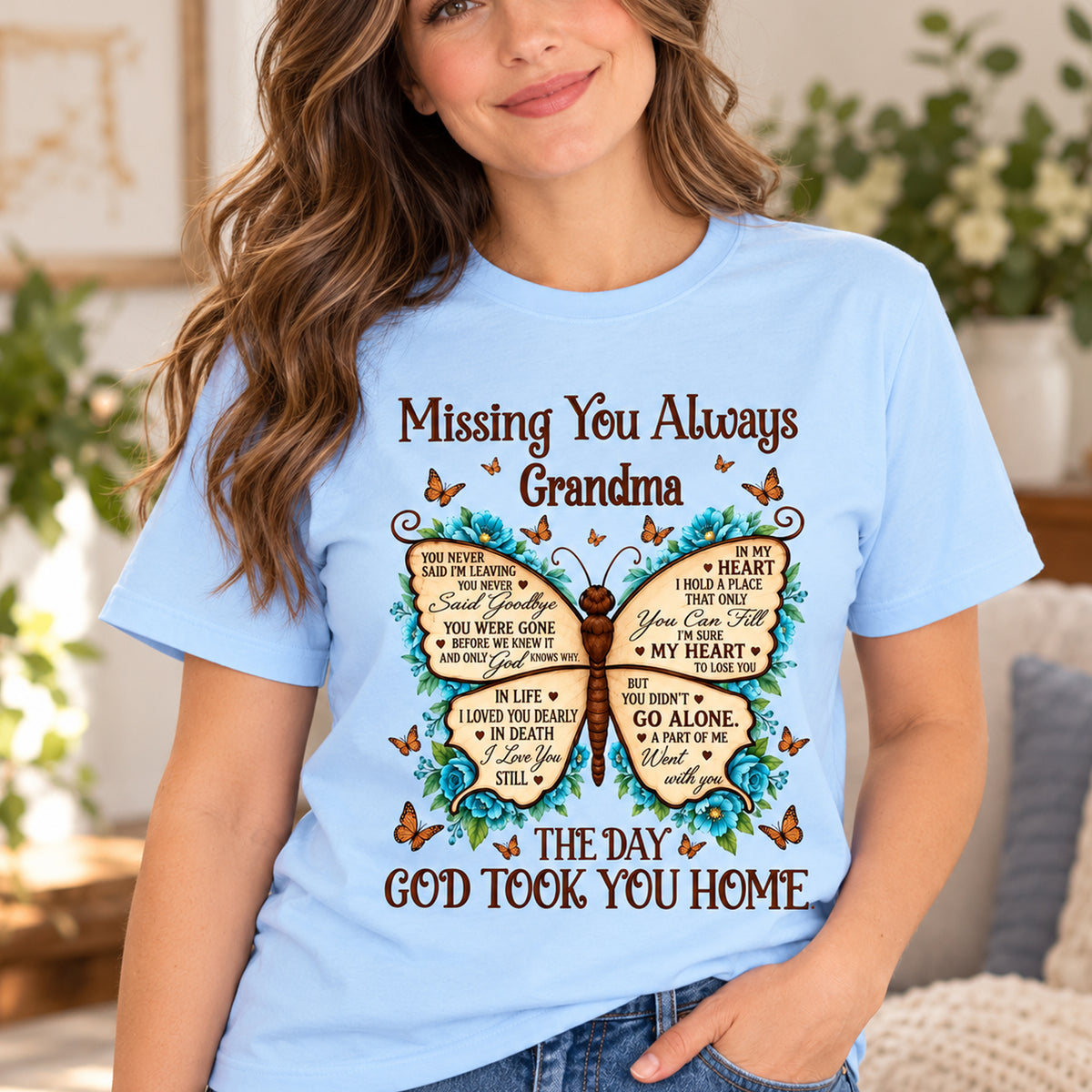 Missing You Always - Personalized T-Shirt, Memorial Gift, Loss Of Loved One Shirt