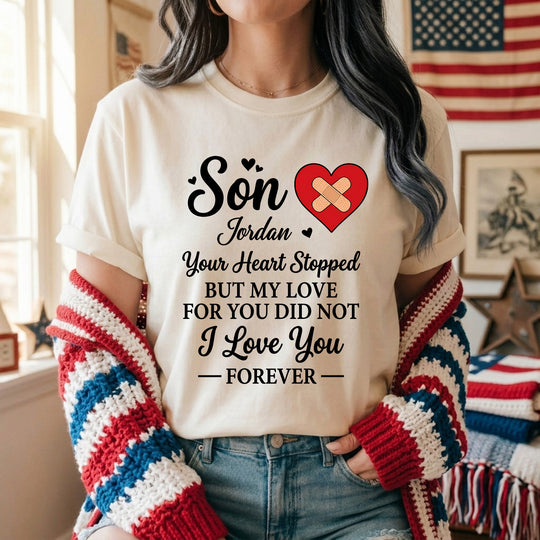 Son Memorial Shirt – Personalized In Loving Memory T-shirt