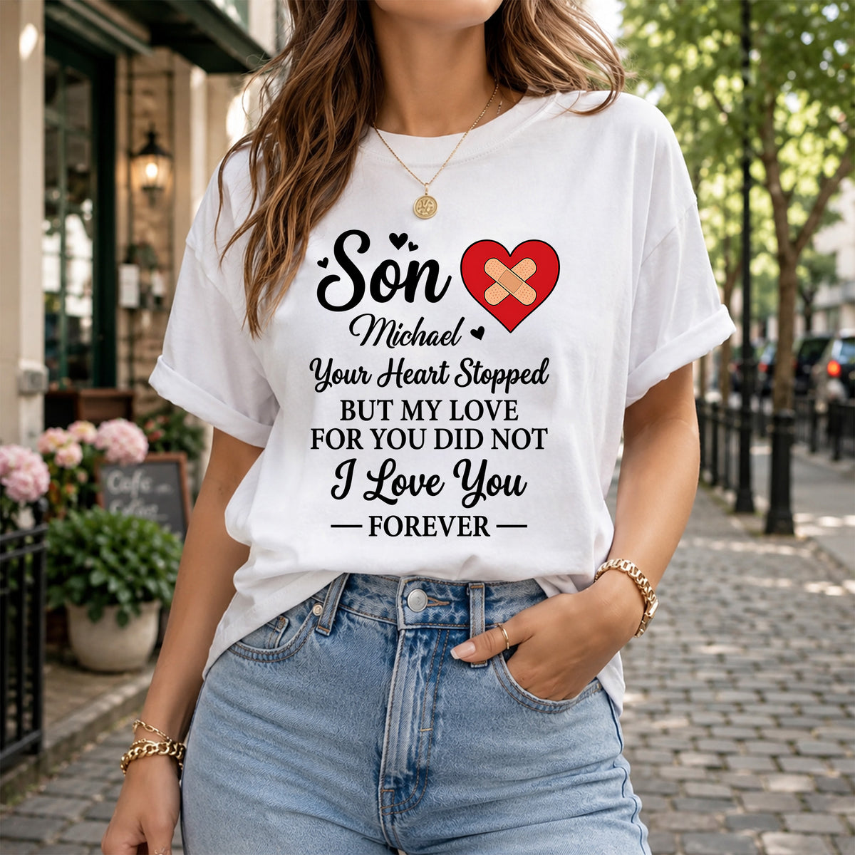 Son Memorial Shirt – Personalized In Loving Memory T-shirt